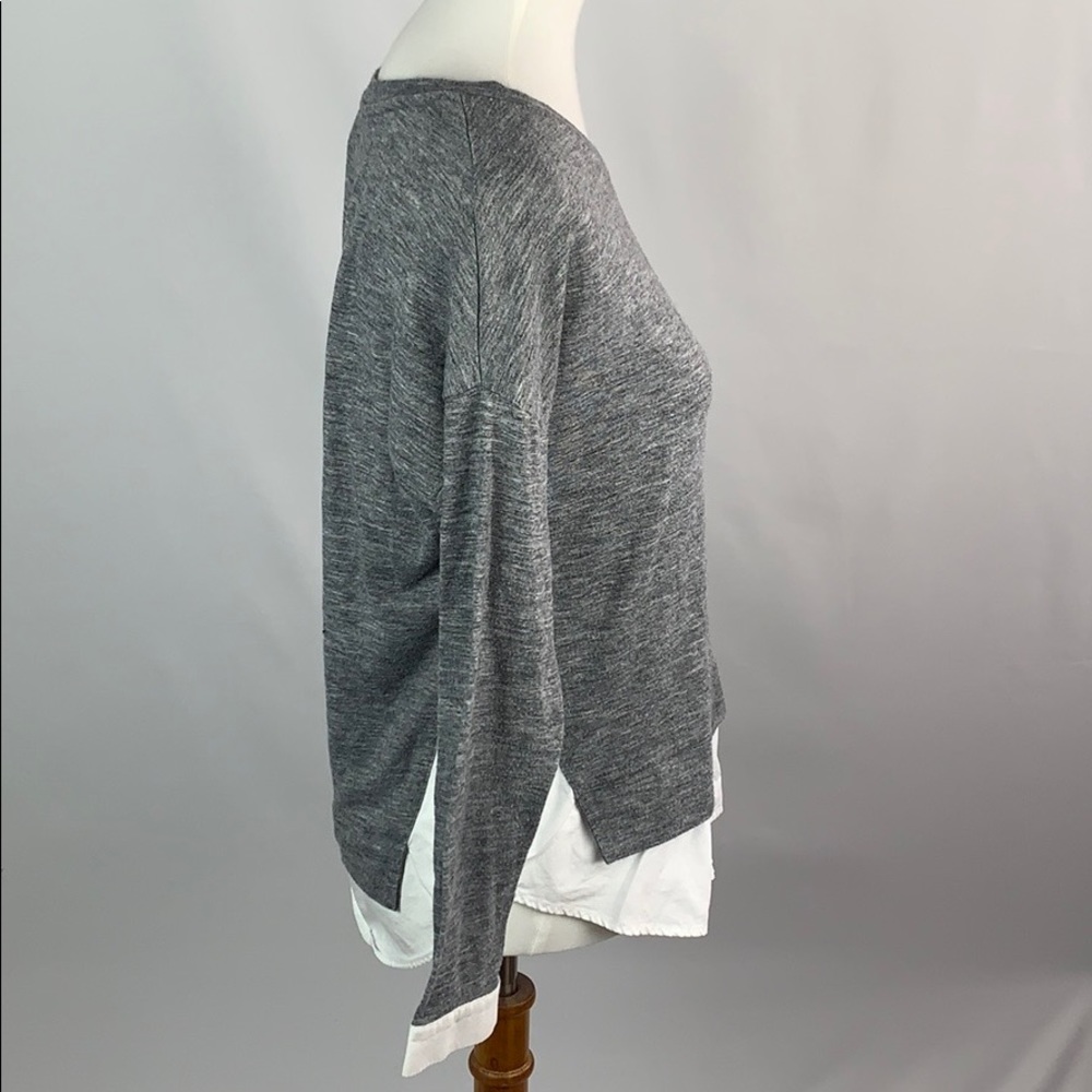 Loft Gray Layered Top - Picture 3 of 4